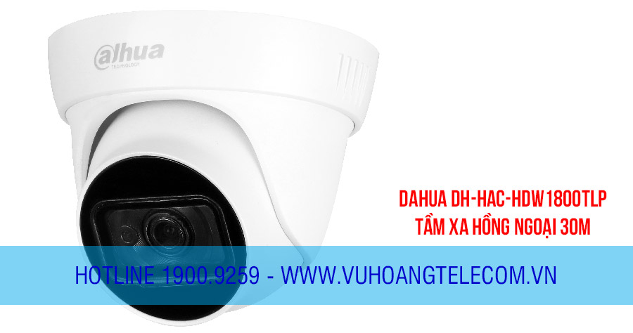 Camera HDCVI Dome 8MP DAHUA DH-HAC-HDW1800TLP